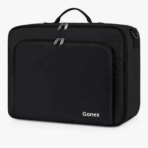 Black Travel Carry Bag with Front Organizer